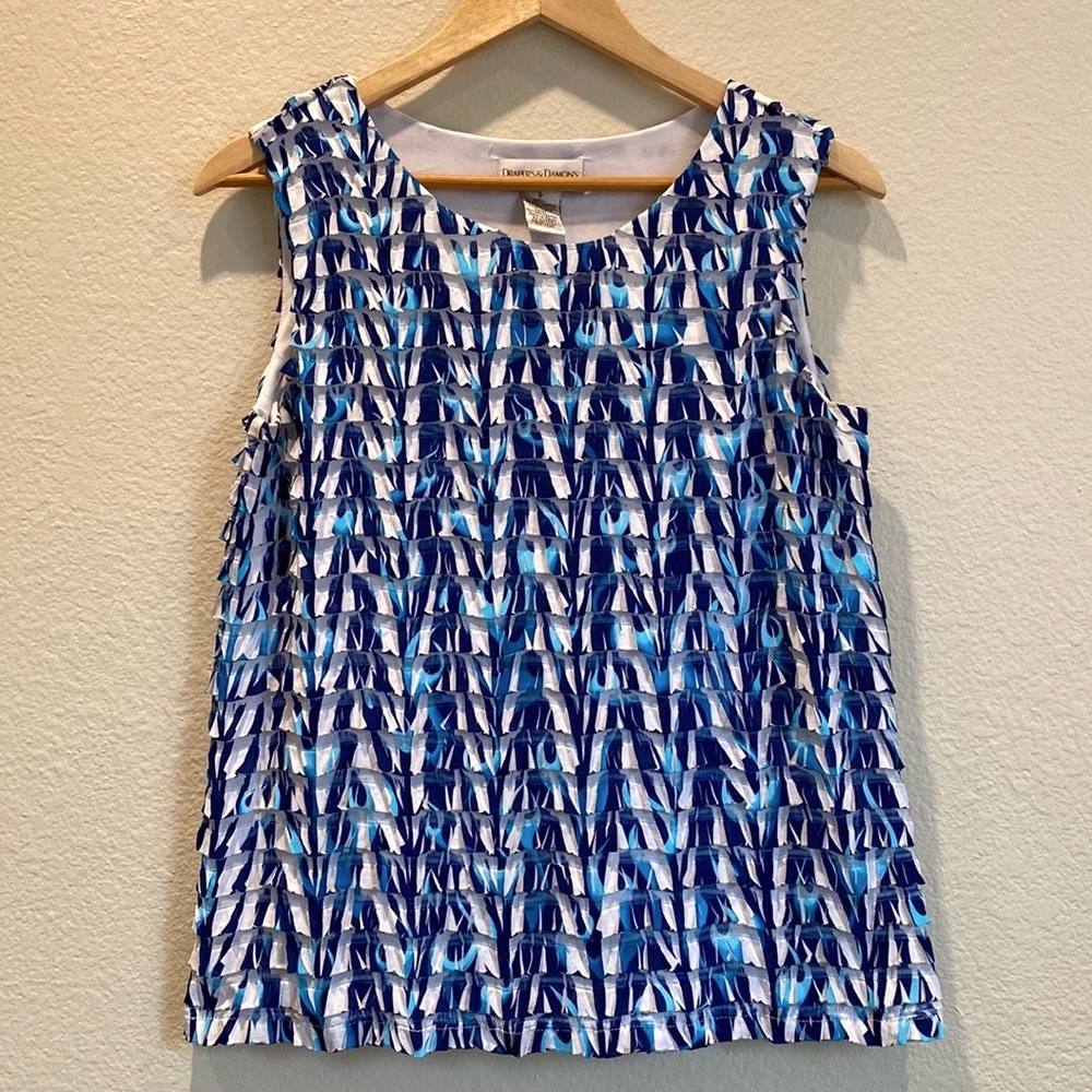 Draper’s & Damon’s- Ruffle Blouse (S) EUC
